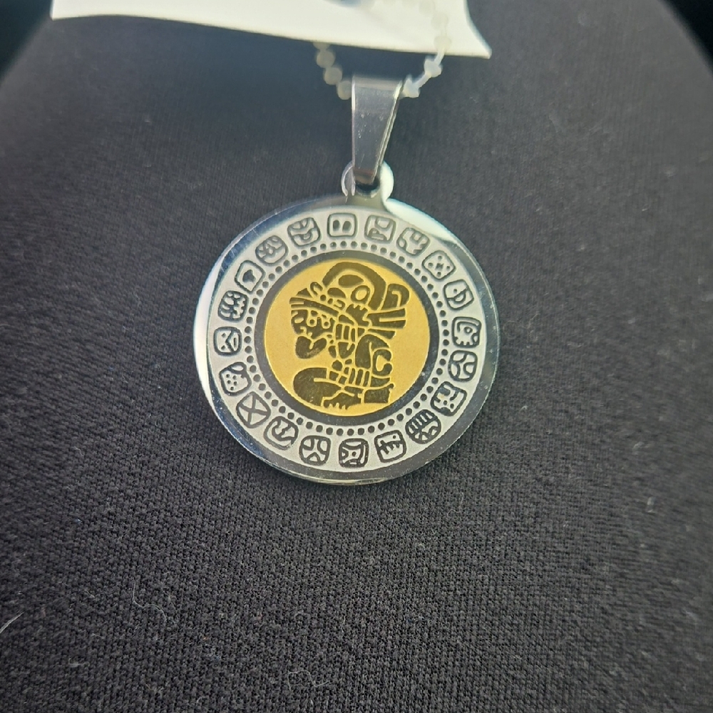 Fini Mayan calendar pendant